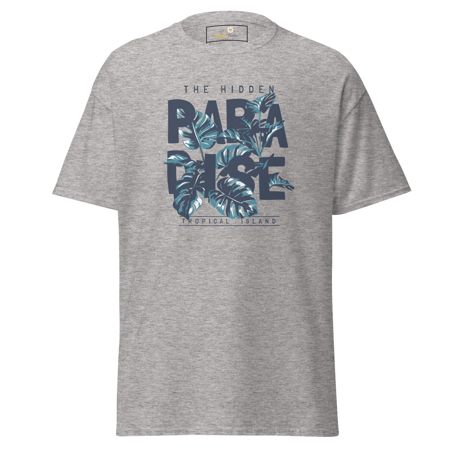 Unisex classic t-shirt - SUMMER HIDDEN PARADISE - REGULAR - Sport Grey / S
