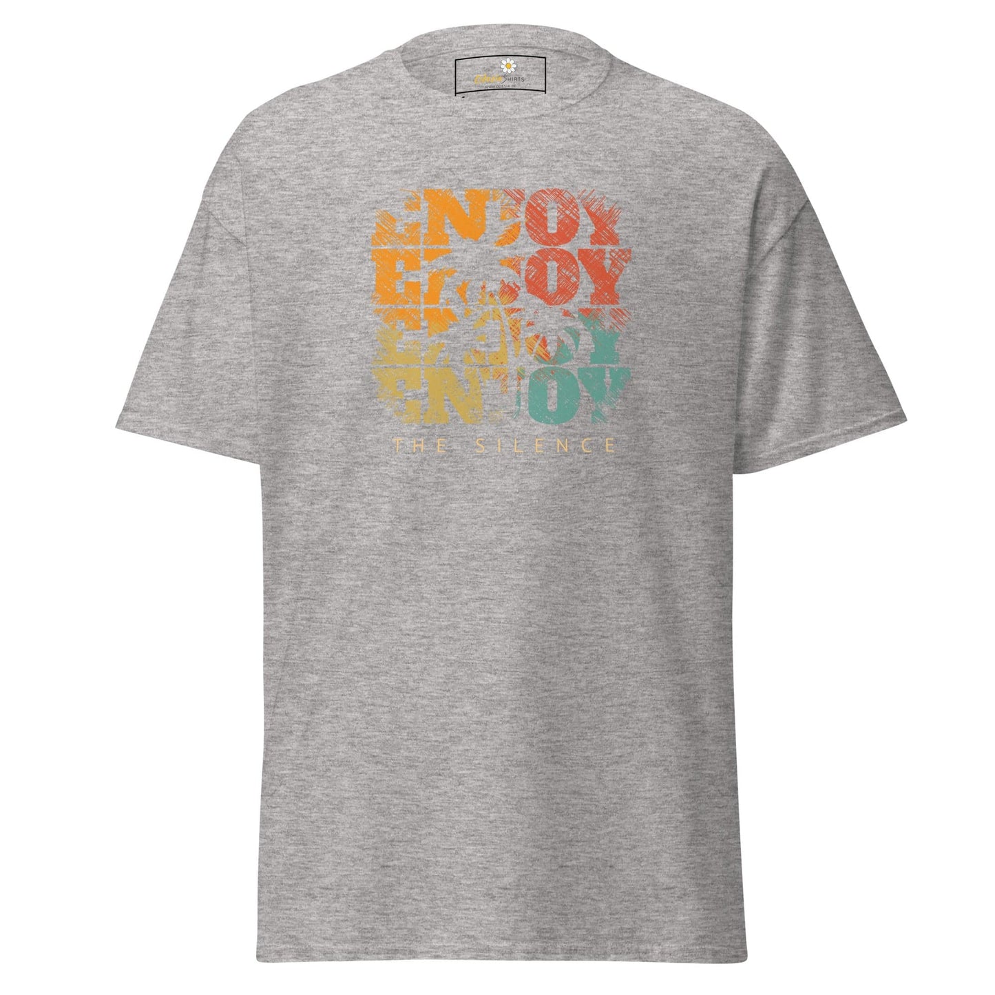 Unisex classic t-shirt - SUMMER ENJOY ENJOY - REGULAR - Sport Grey / S