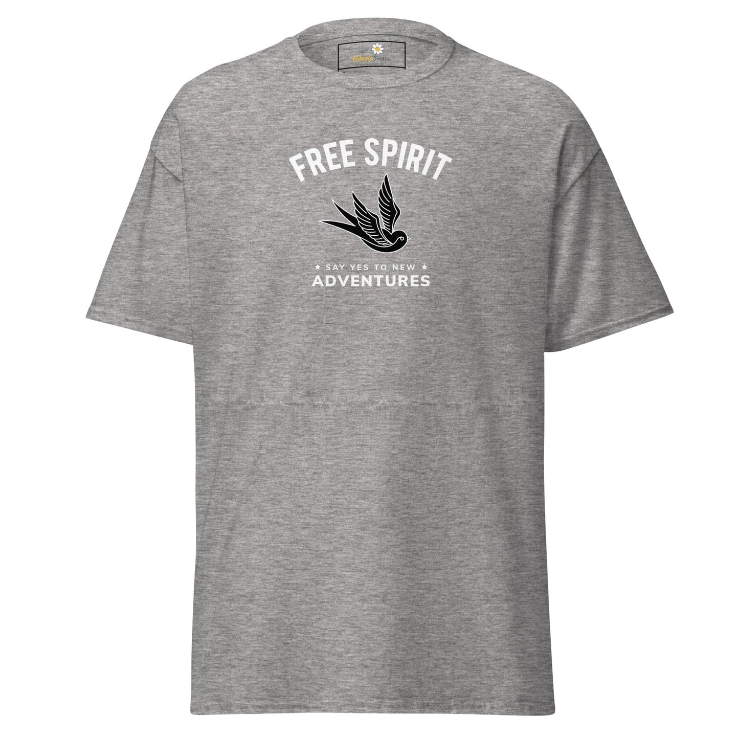 Unisex classic t-shirt - SPIRITUAL FREE SPIRIT SAY YES - REGULAR - Sport Grey / S
