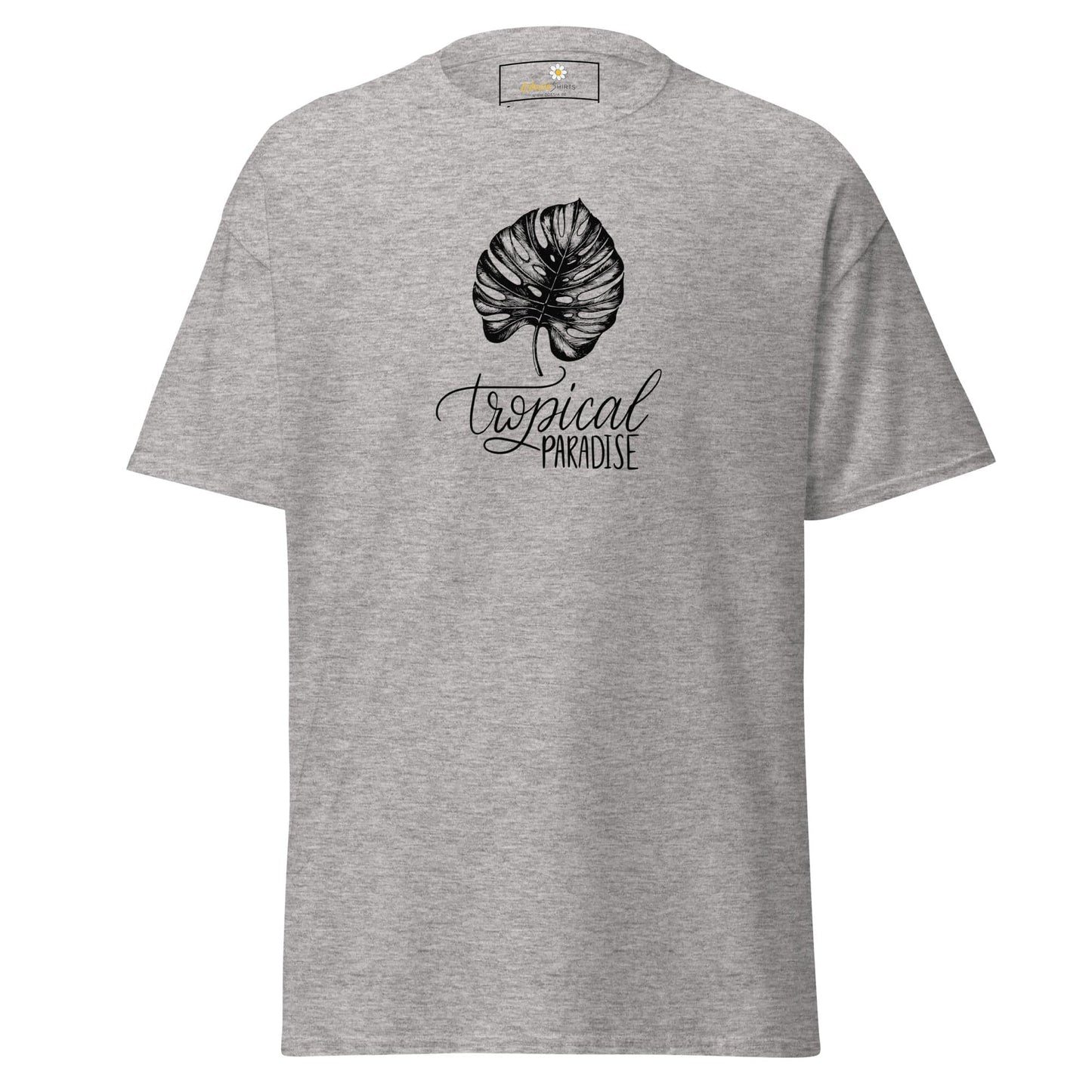 Unisex classic t-shirt - NATURE TROPICAL PARADISE - REGULAR - Sport Grey / S