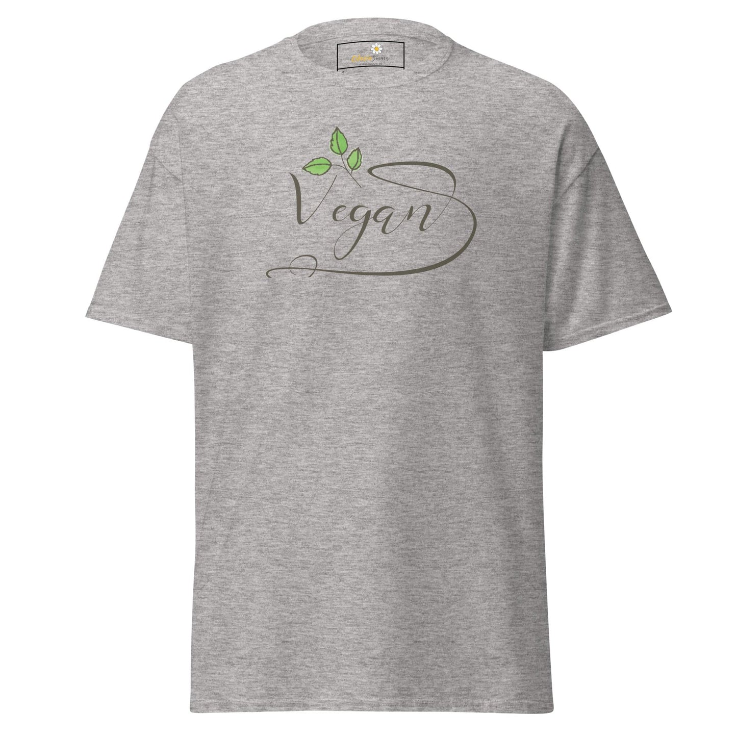 Unisex classic t-shirt - VEGAN GLORY - REGULAR - Sport Grey / S