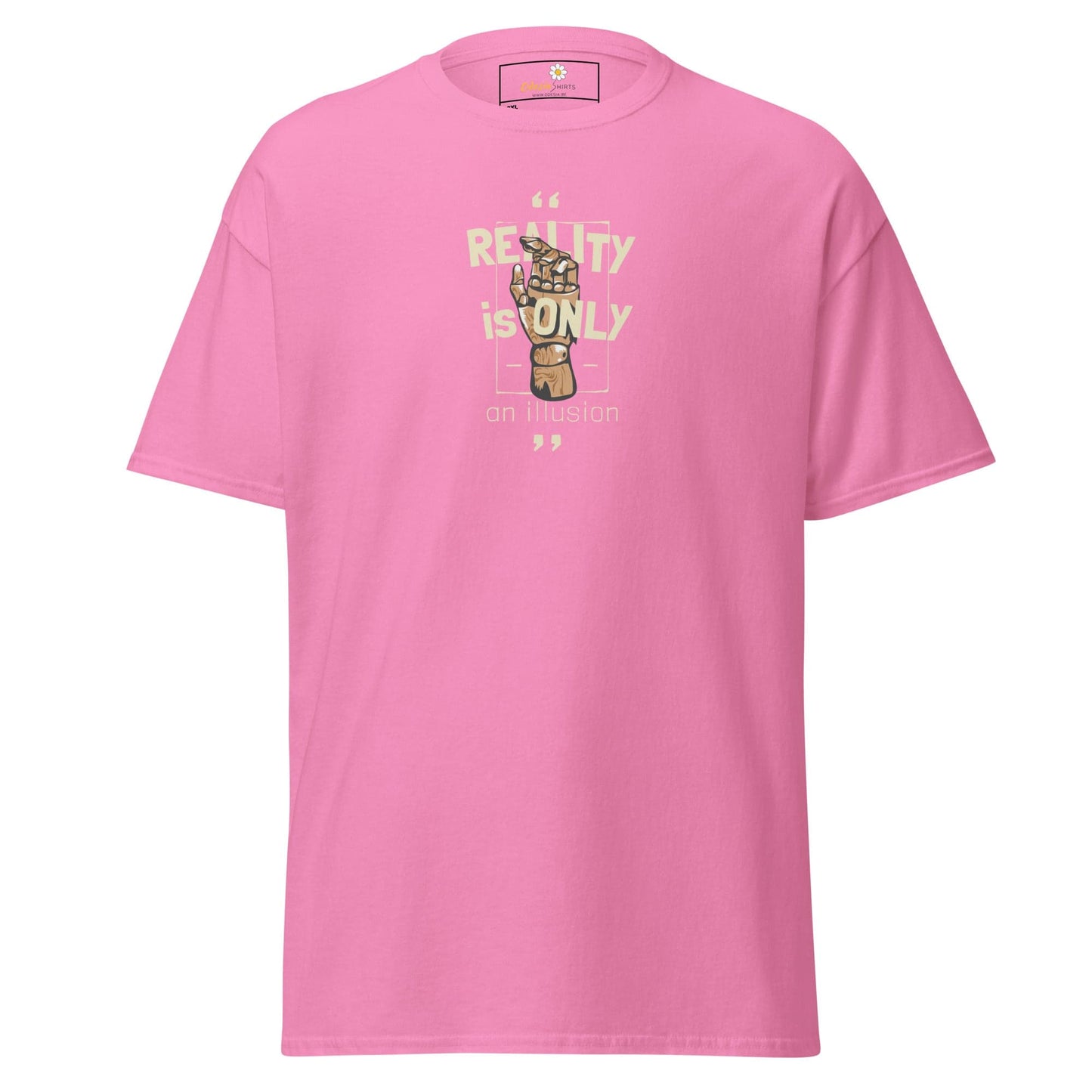 Pink T-shirt with graphic design for Men and Women in 2XL to 5XL sizes