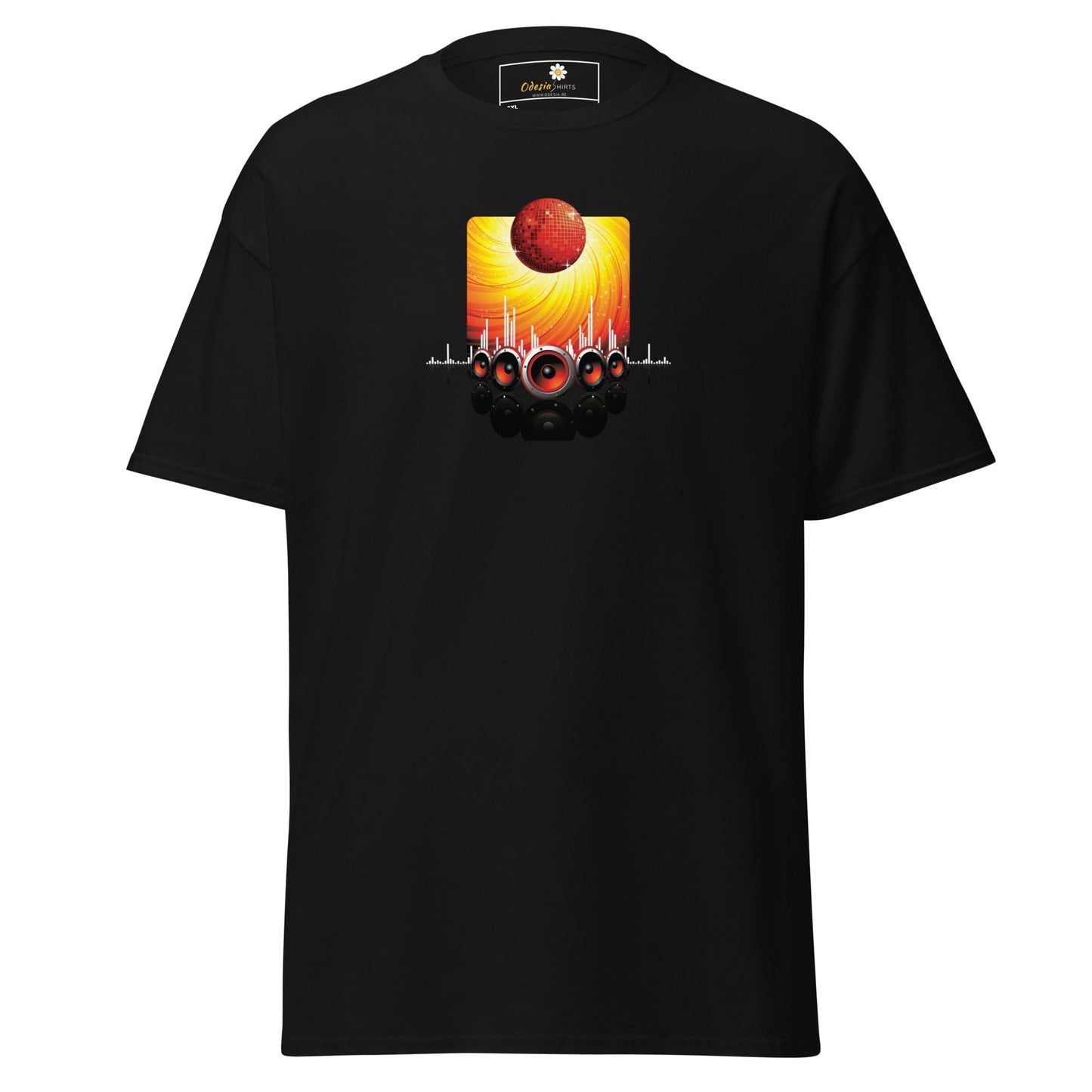 Black graphic T-shirt for Men and Women available in 2XL to 5XL sizes