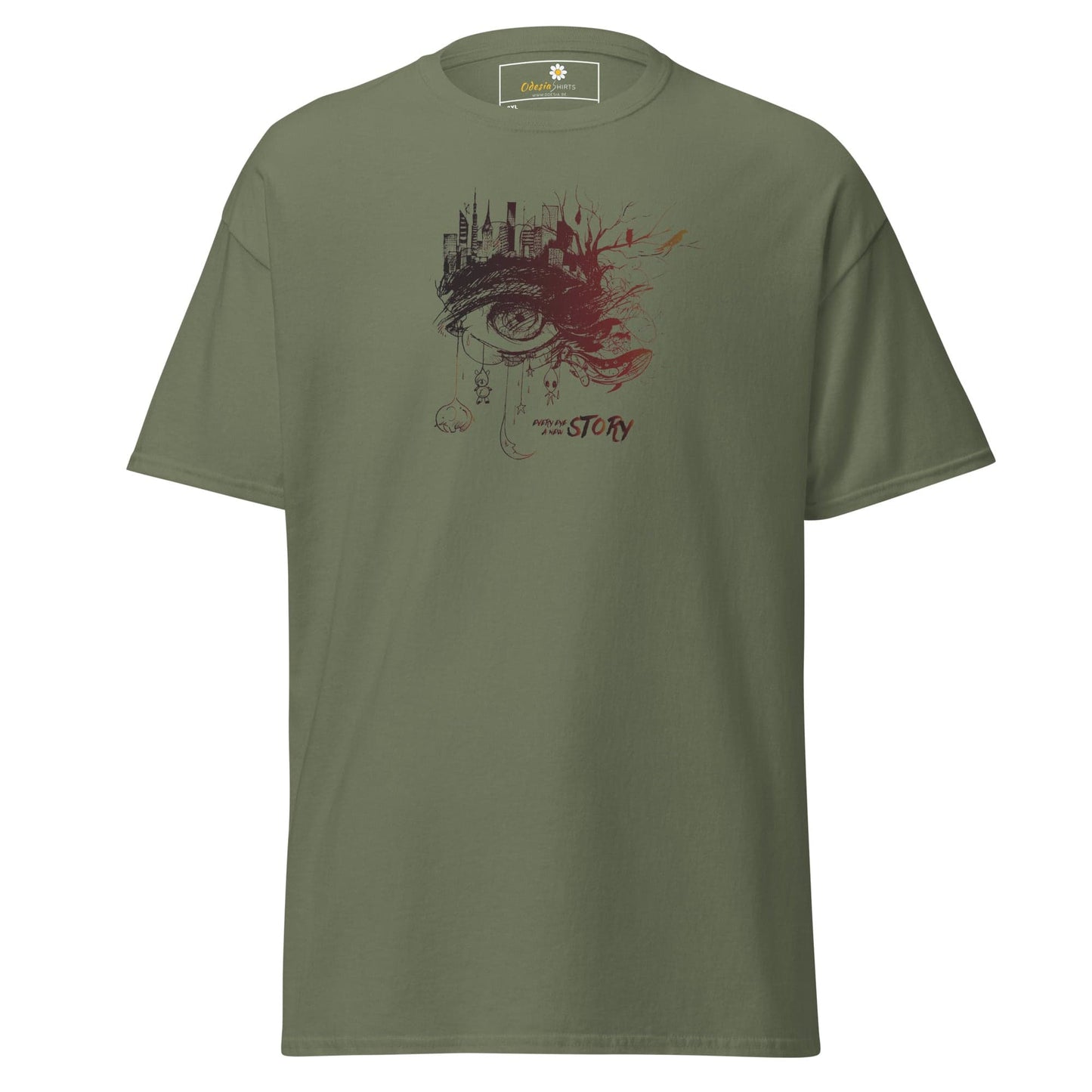 T-shirt Design Tee • Men / Women • [2xl-5xl] - Military Green / 2xl