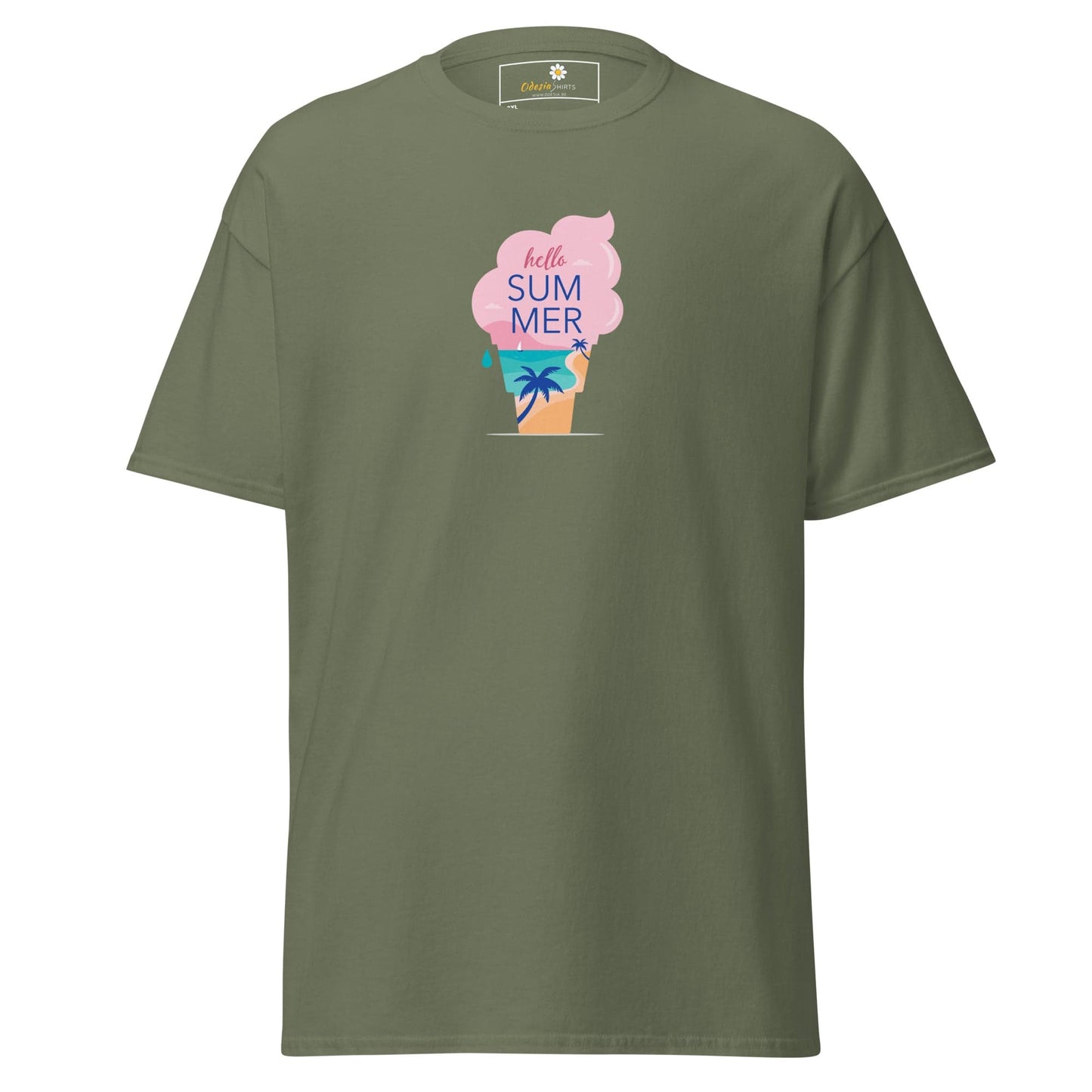 T-shirt Design Tee • Men / Women • [2xl-5xl] - Military Green / 2xl
