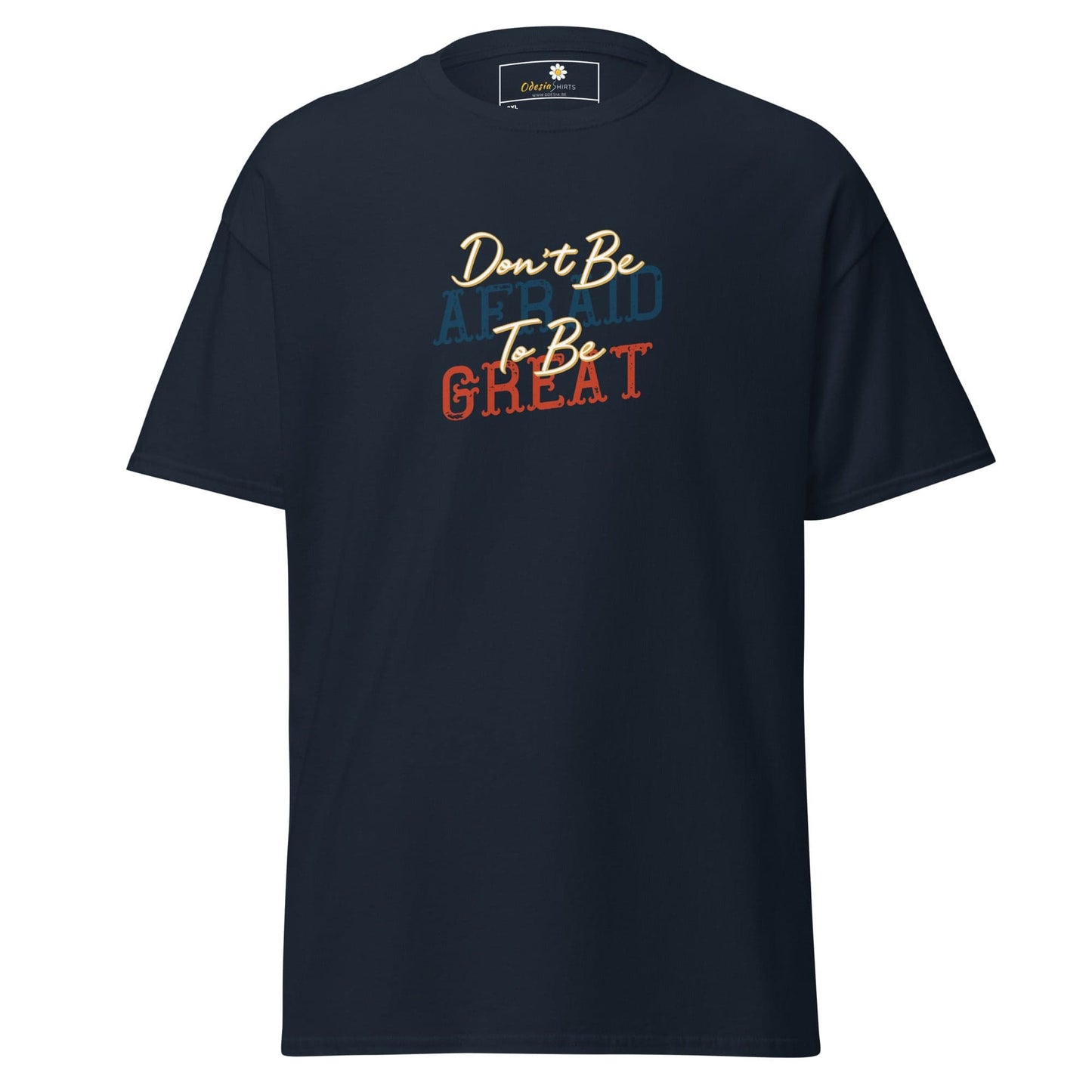 Dark blue T-shirt from T-SHIRT DESIGN TEE for Men and Women in 2XL-5XL sizes