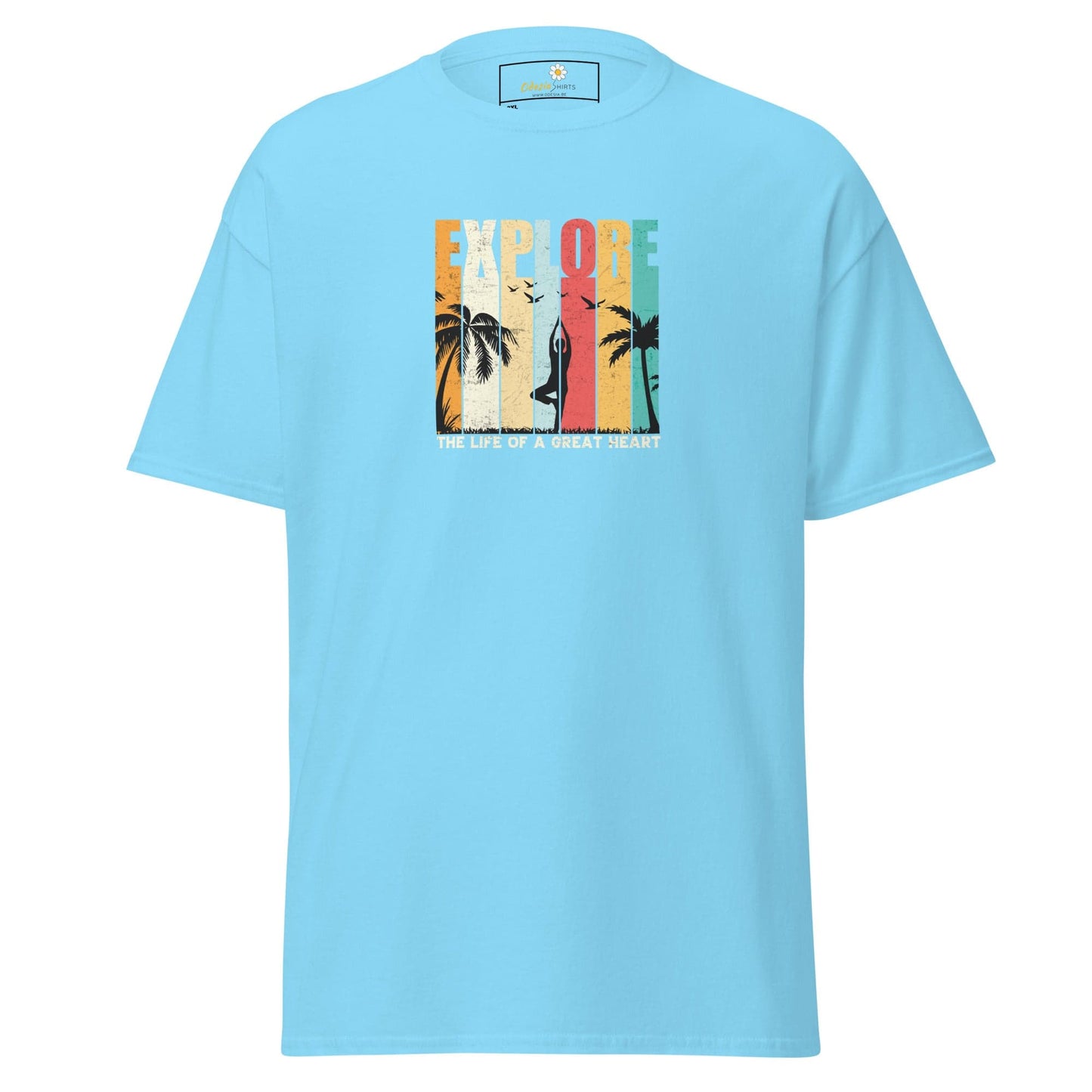 T-shirt Design Tee • Men / Women • [2xl-5xl] - Sky / 2xl
